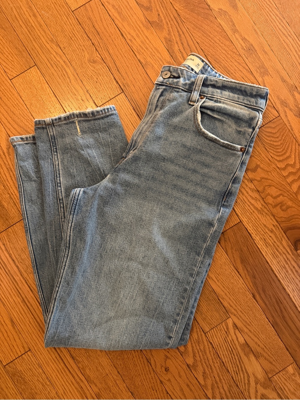 Abercrombie & Fitch Women’s Blue High-Rise Jeans